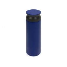 Вакуумный термос "Powder" 500 мл, темно-синий с нанесением логотипа компании