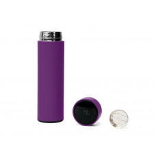 Термос FAMILY MARK LED, soft touch (Фиолетовый) Термос FAMILY MARK LED, soft touch (Фиолетовый)