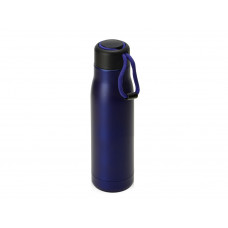 Вакуумный термос "Ardent" Waterline, 500 мл, тубус, темно-синий с нанесением логотипа компании