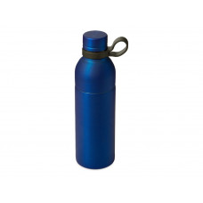 Универсальная составная термобутылка "Inverse", 550 мл, синий металлик с нанесением логотипа компании