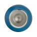 Вакуумный термос «Buddy» 3-в-1 со съемными мисками для питомцев, 1000 мл, синий с нанесением логотипа компании