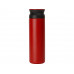 Вакуумный термос "Powder" 500 мл, красный с нанесением логотипа компании