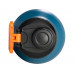 Вакуумный термос «Buddy» 3-в-1 со съемными мисками для питомцев, 1000 мл, синий с нанесением логотипа компании