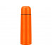 Термос «Ямал» 500мл, оранжевый с нанесением логотипа компании
