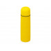 Термос «Ямал Soft Touch» 500мл, желтый с нанесением логотипа компании