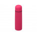 Термос «Ямал Soft Touch» 500мл, розовый с нанесением логотипа компании