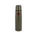 Термос из нерж. стали тм THERMOS FBB-1000AG 1L, зеленый с нанесением логотипа компании