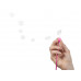 Круглый диспенсер для мыльных пузырей Blubber, фуксия с нанесением логотипа компании