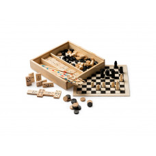 Набор GALVY из 4 игр: микадо, шахматы, шашки и домино Набор GALVY из 4 игр: микадо, шахматы, шашки и домино