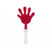 Хлопалка High-Five, красный с нанесением логотипа компании