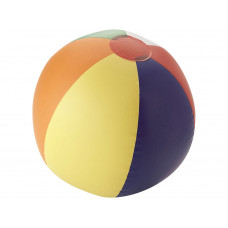 Мяч надувной пляжный «Rainbow», многоцветный с нанесением логотипа компании