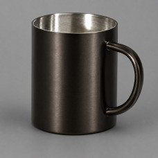 Стальная кружка с двойными стенками "Altai", gun metal Стальная кружка с двойными стенками "Altai", gun metal