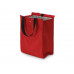 Складная сумка-холодильник Fresh, красный с нанесением логотипа компании
