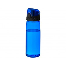 Бутылка спортивная "Capri", синий с нанесением логотипа компании