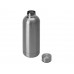 Вакуумная термобутылка "Cask" Waterline, 500 мл, тубус, серебристый глянцевый с нанесением логотипа компании