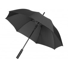 Зонт-трость автоматический Riverside 23", черный с нанесением логотипа компании