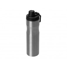Бутылка для воды «Supply» Waterline, нерж сталь, 850 мл, серебристый/черный
