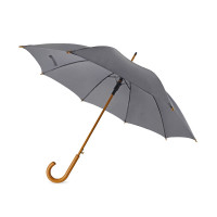 Зонт-трость "Радуга", серый