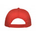 Бейсболка "Basica", красный с нанесением логотипа компании