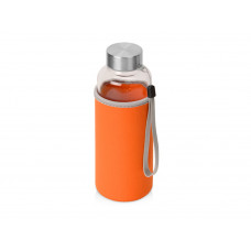 Бутылка для воды "Pure" c чехлом, 420 мл, оранжевый