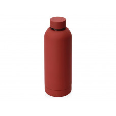 Вакуумная термобутылка "Cask" Waterline, soft touch, 500 мл, тубус, красный