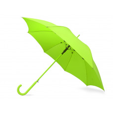 Зонт-трость "Color" полуавтомат, зеленое яблоко с нанесением логотипа компании
