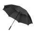 Зонт-трость Glendale 30", черный/серый с нанесением логотипа компании