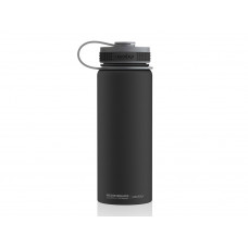 Термос Alpine flask, 530 мл, черный с нанесением логотипа компании