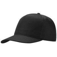 Бейсболка "Poly" 5-ти панельная 120 гр, черный