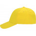 Бейсболка "Detroit" 6-ти панельная, желтый с нанесением логотипа компании