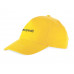 Бейсболка "Мемфис 230" 5-панельная, yellow с нанесением логотипа компании