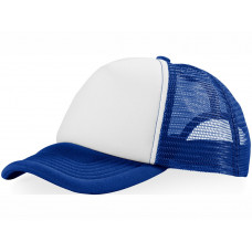 Бейсболка "Trucker", ярко-синий/белый с нанесением логотипа компании