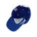 Бейсболка "New Castle" 6-ти панельная, темно-синий/натуральный с нанесением логотипа компании