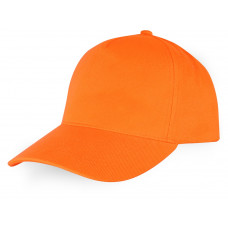 Бейсболка "Florida" 5-ти панельная, оранжевый с нанесением логотипа компании