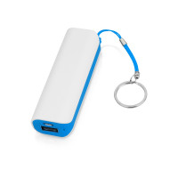 Портативное зарядное устройство (power bank) Basis, 2000 mAh, белый/светло-голубой Портативное зарядное устройство (power bank) Basis, 2000 mAh, белый/светло-голубой