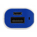 Портативное зарядное устройство (power bank) Basis, 2000 mAh, синий с нанесением логотипа компании