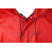 Длинный дождевик Lanai  из полиэстера со светоотражающей тесьмой, красный с нанесением логотипа компании