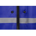 Длинный дождевик Lanai  из полиэстера со светоотражающей тесьмой, кл.синий с нанесением логотипа компании