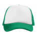 Бейсболка "Trucker", зеленый/белый с нанесением логотипа компании