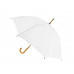 Зонт-трость "Радуга", белый с нанесением логотипа компании
