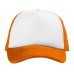 Бейсболка "Trucker", оранжевый/белый с нанесением логотипа компании
