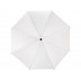 Зонт-трость "Радуга", белый с нанесением логотипа компании