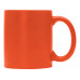 Кружка-хамелеон Magic матовая, оранжевый/белый с нанесением логотипа компании