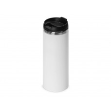 Термокружка герметичная, вакуумная, 420 мл, для сублимации, белый с нанесением логотипа компании