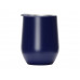Вакуумная термокружка "Sense", темно-синий с нанесением логотипа компании
