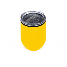 Термокружка Pot 330мл, желтый с нанесением логотипа компании