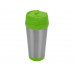 Термокружка "Певенси" 450мл, зеленый с нанесением логотипа компании