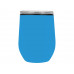 Термокружка Pot 330мл, голубой с нанесением логотипа компании