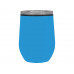 Термокружка Pot 330мл, голубой с нанесением логотипа компании