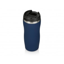 Термокружка "Double wall mug C1", soft touch, 350 мл, темно-синий (Р) с нанесением логотипа компании Термокружка "Double wall mug C1", soft touch, 350 мл, темно-синий (Р) с нанесением логотипа компании